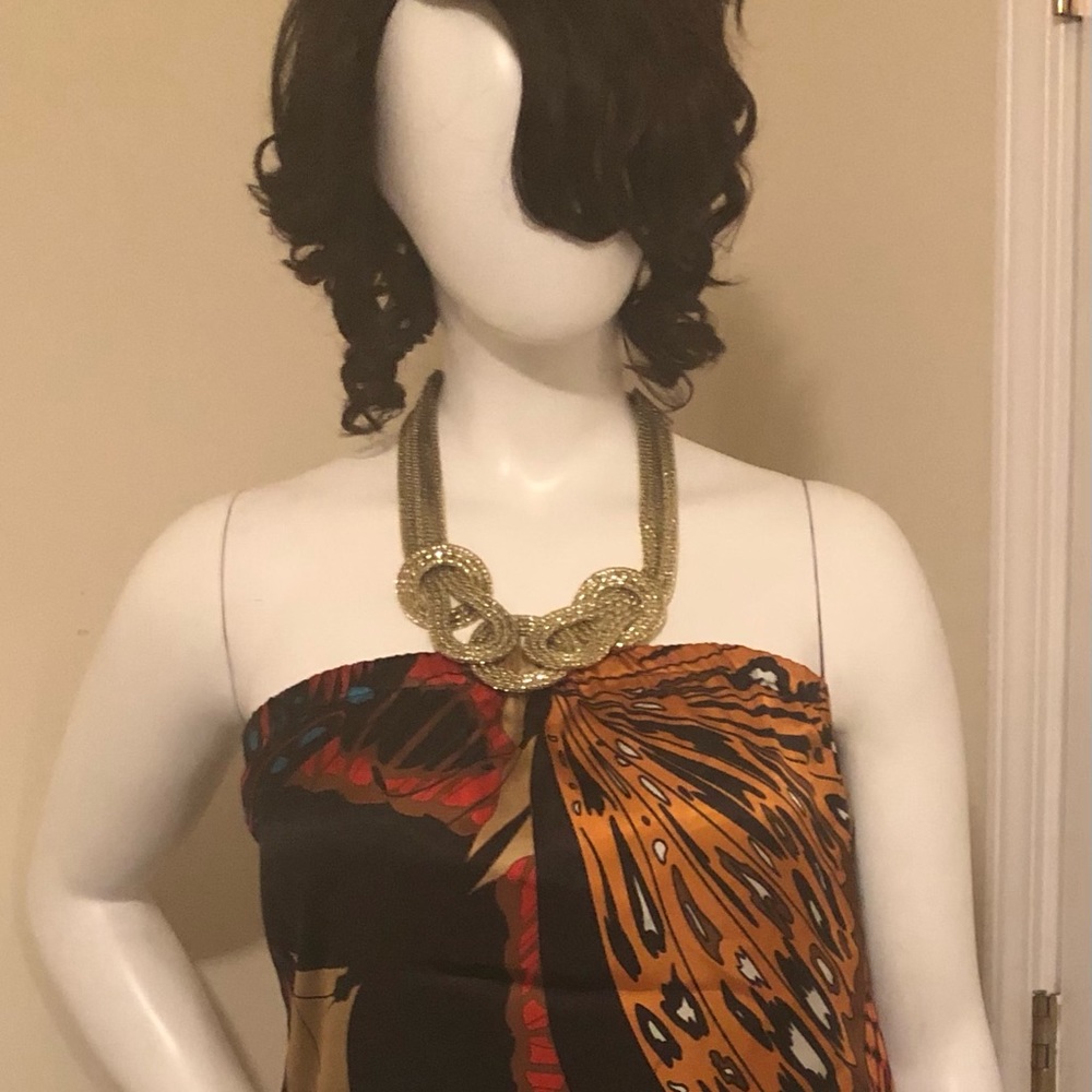 Large, Rampage halter dress w/POCKETS!